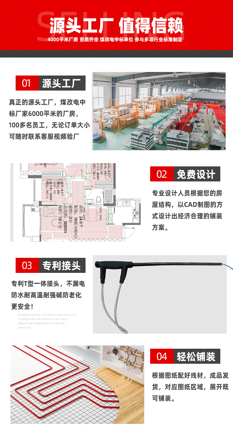 24K-銀裝鎧甲石墨烯電地暖發(fā)熱線
